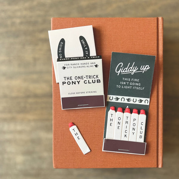 The One-Trick Pony Matchbook - 3