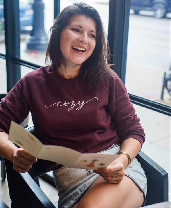 Cozy Maroon Sweatshirt - 3