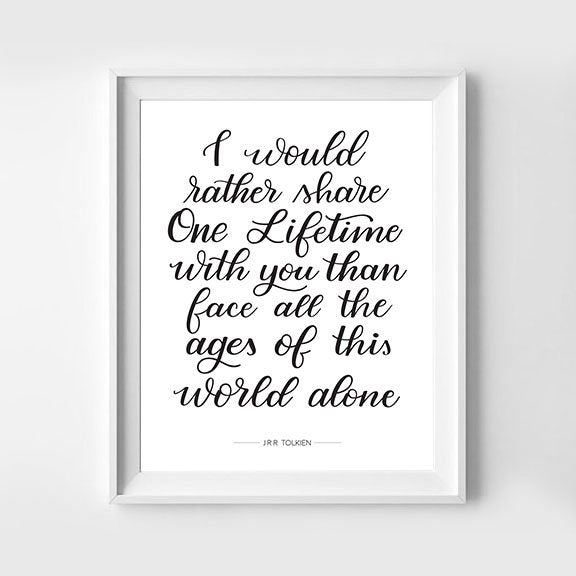 One Lifetime Art Print 8x10 - 1