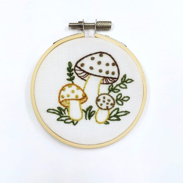 Mini Mushroom Embroidery Kit - 1