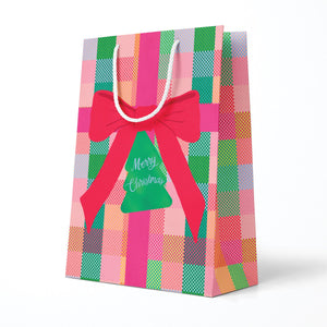 Merry Christmas Bow Gift Bag - 1