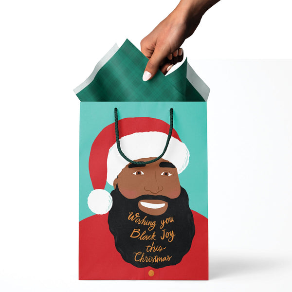 Black Joy This Christmas Gift Bag - 1
