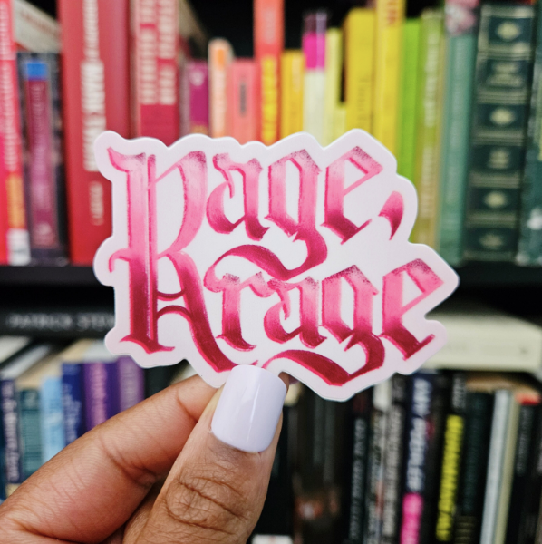 Rage, Rage Poetry Sticker - 1