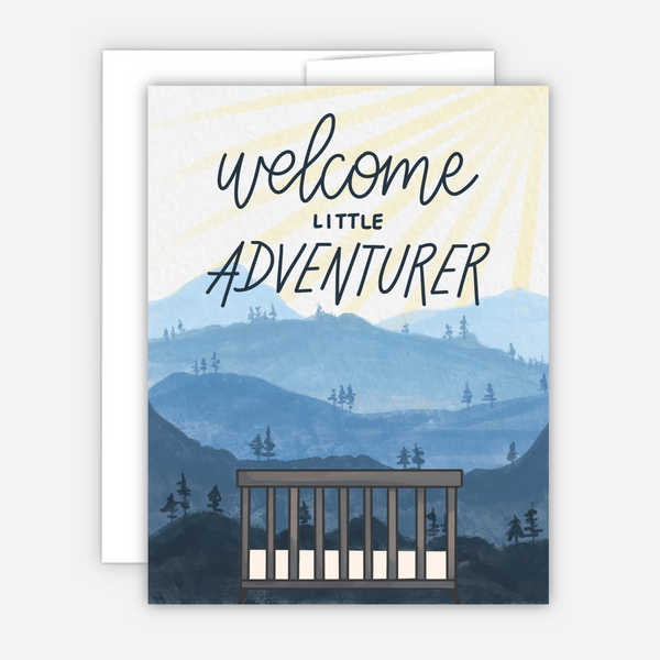 Little Adventurer Baby Card - 1