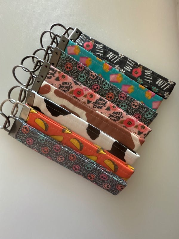 handmade fabric keychains - 1