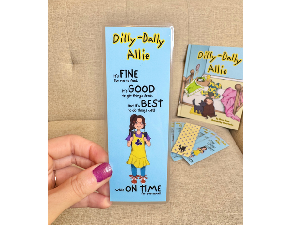 Dilly-Dally Allie Laminated Bookmark - 1