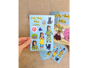 Dilly-Dally Allie Sticker Sheet - 1