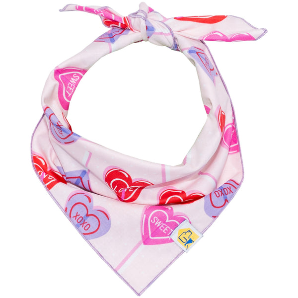 Sweettarts Lollipop Dog Bandana | Valentine's Day - 1