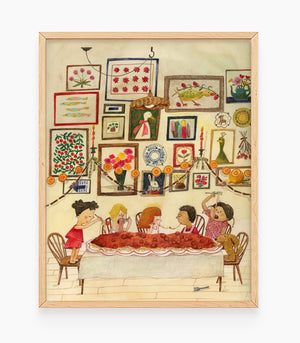 Meatball Spaghetti Dinner Art Print - 1