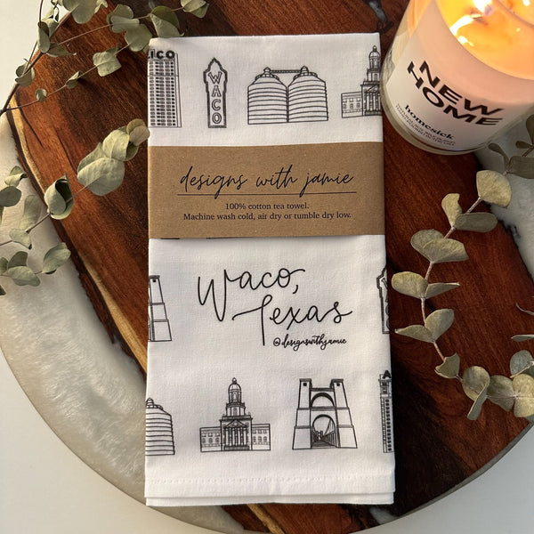 Waco Landscape Tea Towel - 4