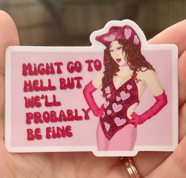 "Go to Hell" sticker - 1