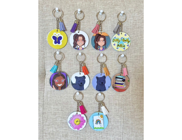 Dilly-Dally Allie Collector Keychains - 2