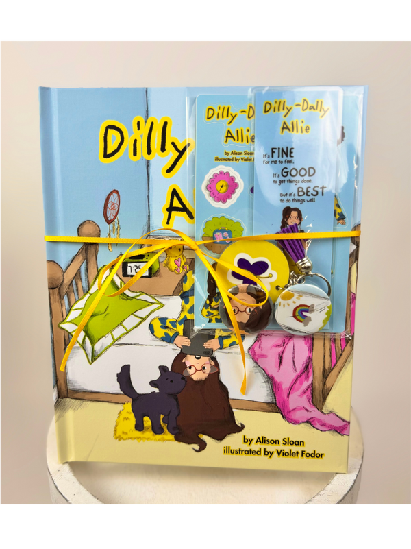 Dilly-Dally Allie Hardcover Children's Book Ultimate Gift Set - 1