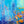 Load image into Gallery viewer, Blue Gothic Cathedral with Orange Flowers Art Print
