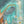 Load image into Gallery viewer, Teal Islamic Architecture with White Flowers Art Print
