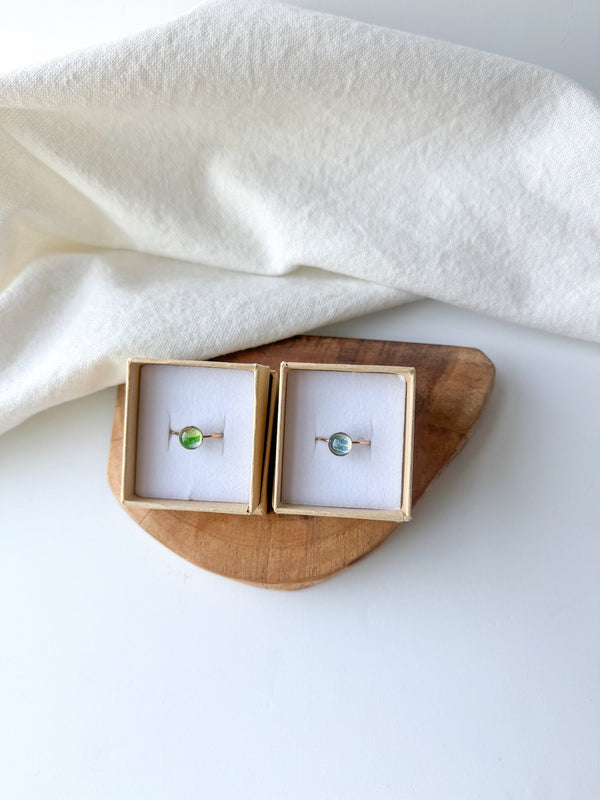 Washi Dome Rings