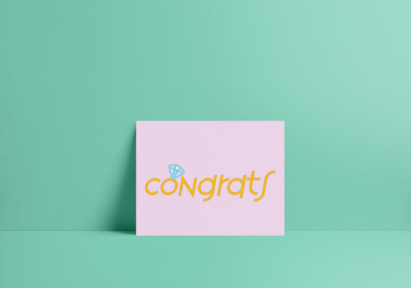 Engagement Congrats Greeting Card