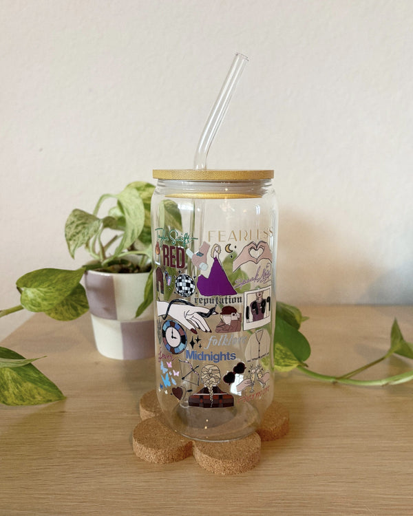 TS Eras Glass Can Cup