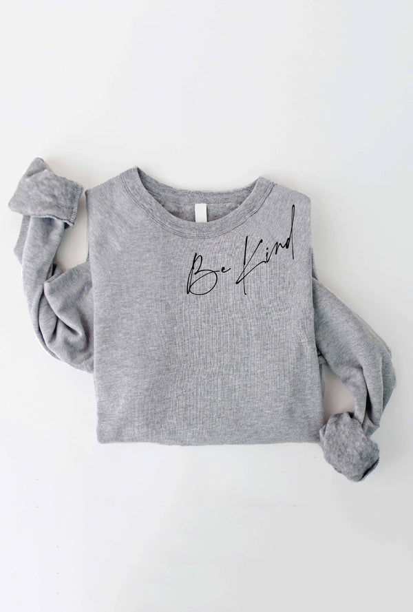 Be Kind Graphic Sweatshirt - Mauve