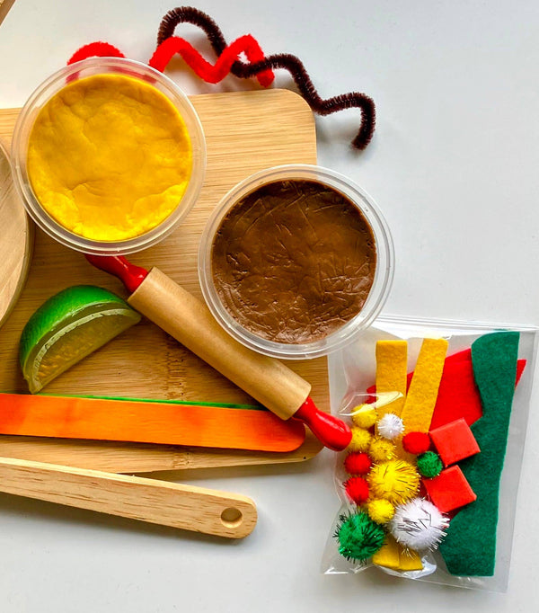 Teeny Taco- play dough and sensory kit