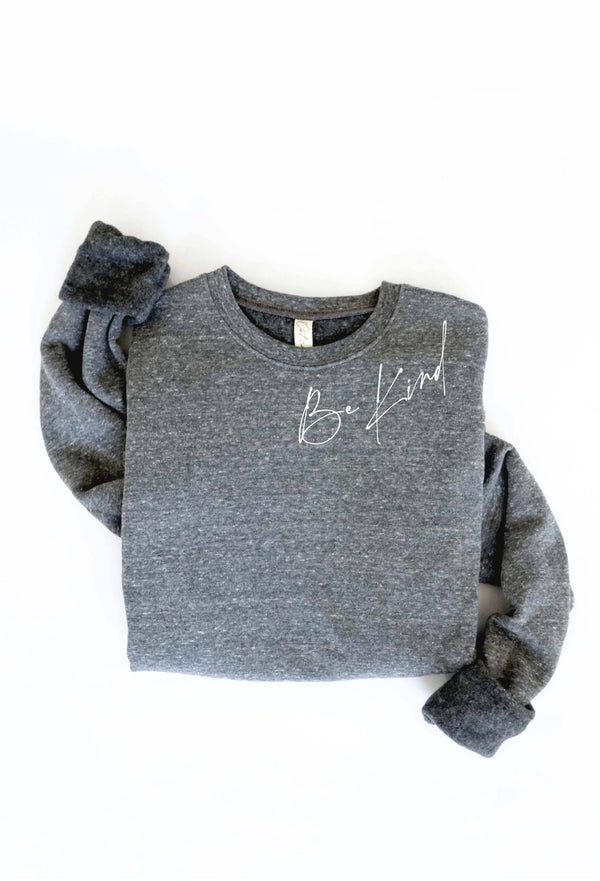 Be Kind Graphic Sweatshirt - Mauve