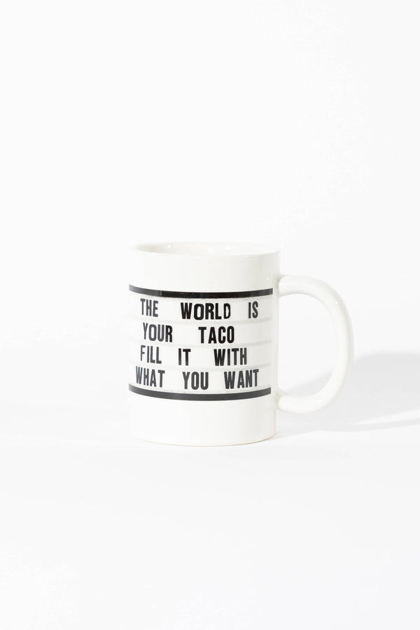 World is Your Taco Coffee Mug