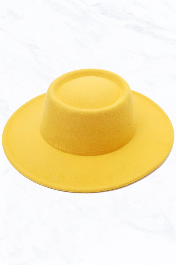 Concave Top Jazz Fedora Hat