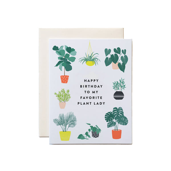 Plant Lady Birthday Card