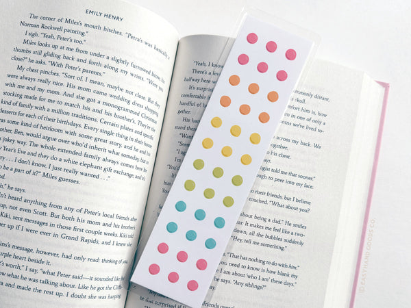 Button Candy Laminated Bookmark - DS