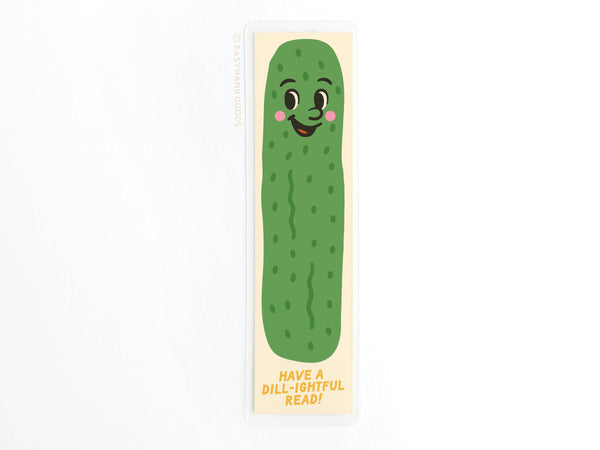 Dill-ightful Read Pickle Laminated Bookmark