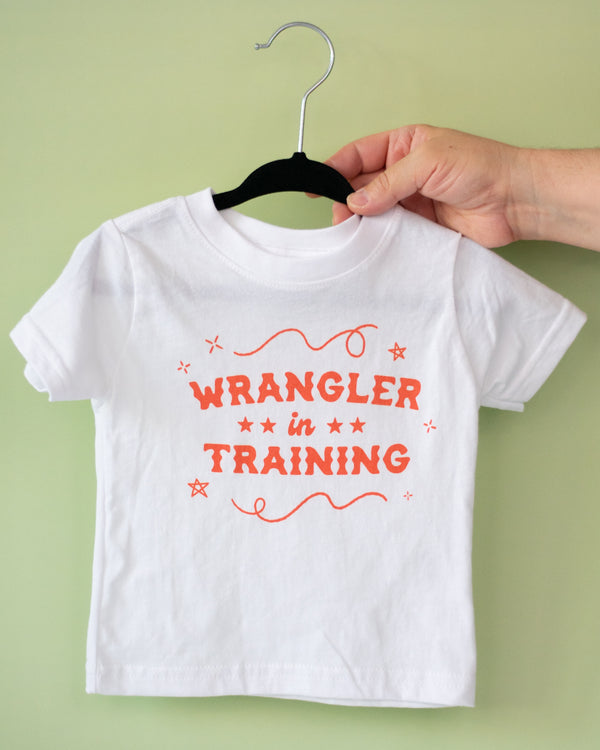 Wrangler in Training Baby Tee