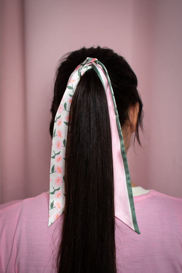 Floral Skinny Scarves