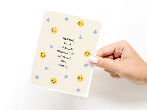 Nothing But Smiles Greeting Card - RS