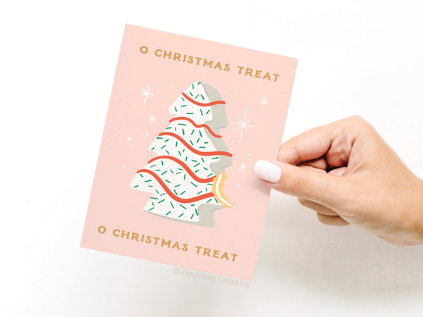 O Christmas Treat Greeting Card - HS