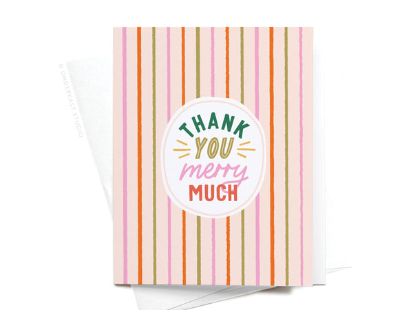 Thank You Merry Much Greeting Card – HS