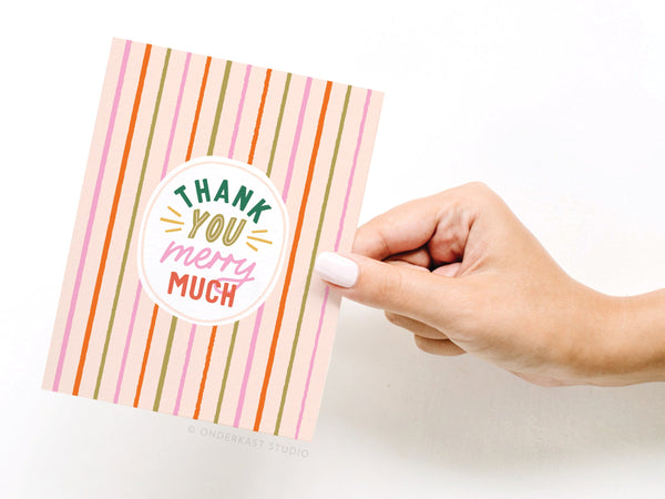 Thank You Merry Much Greeting Card – HS