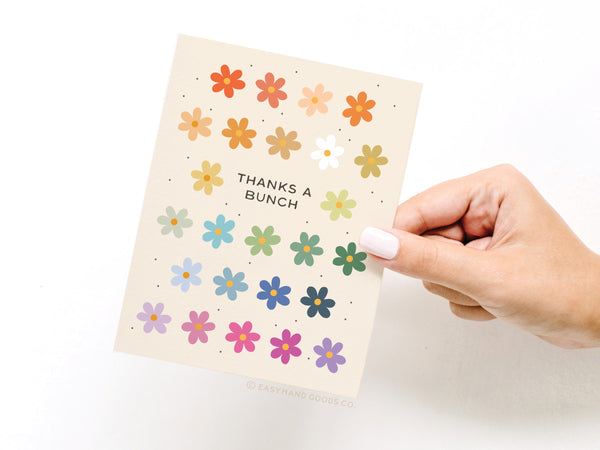Thanks a Bunch Daisies Greeting Card – RS