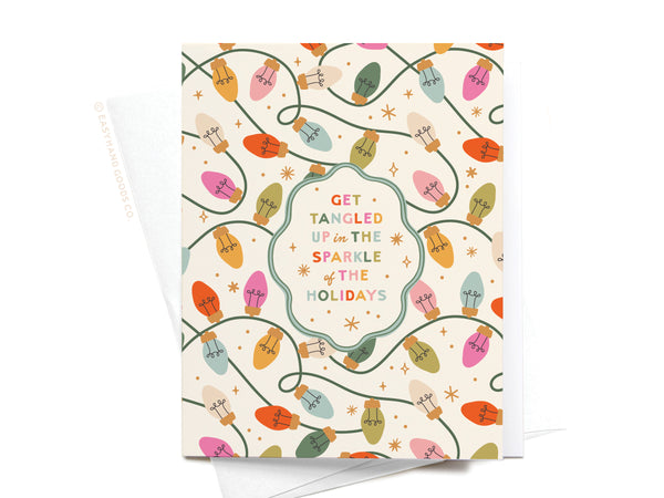 Tangled Up In the Sparkle Greeting Card - HS