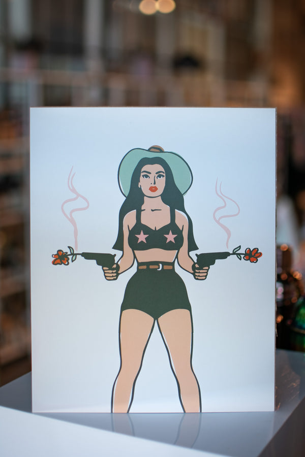 Girl Riot Society Art Print - Angelina