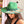 Load image into Gallery viewer, Green Butterfly Flatbrim Hat

