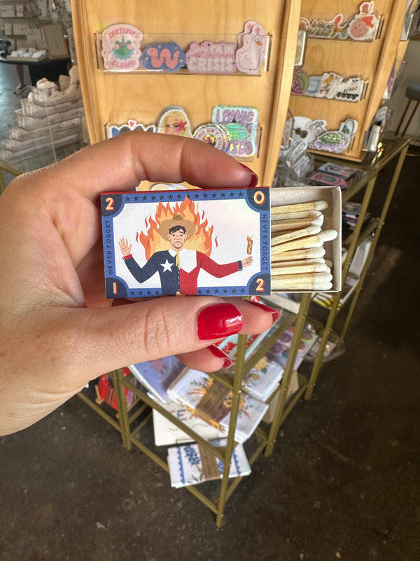 Blazing Big Tex Matchbox