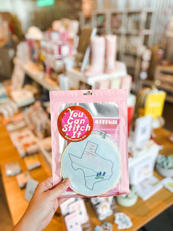 Texas Sunset Embroidery Kit