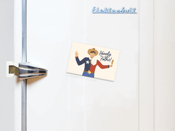Never Forget Blazing Big Tex Refrigerator Magnet