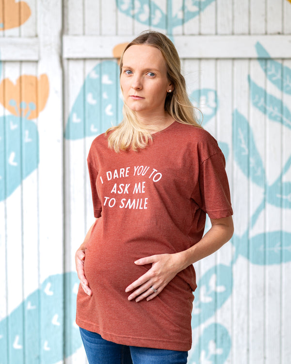 Girl Riot Society "I Dare You To Ask Me To Smile" Tee - Wholesale