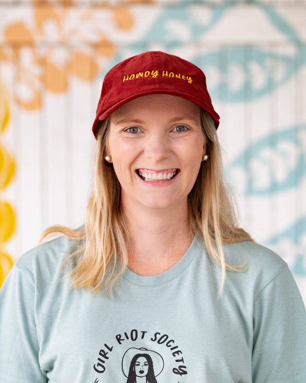 Howdy Honey Corduroy Baseball Cap