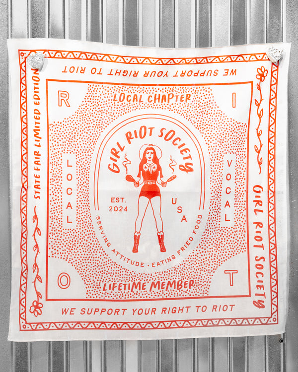Girl Riot Society Bandana - 2025 Texas State Fair Edition