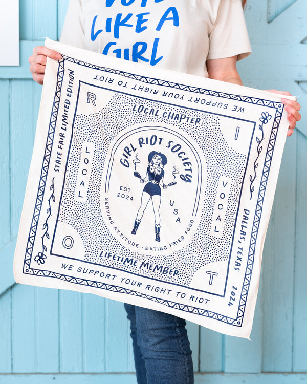 Girl Riot Society Bandana - 2024 Texas State Fair Edition - Wholesale