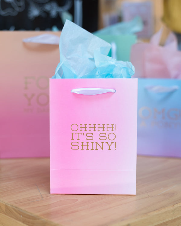 Ohhh! It's So Shiny! - Small Gift Bag- Wholesale
