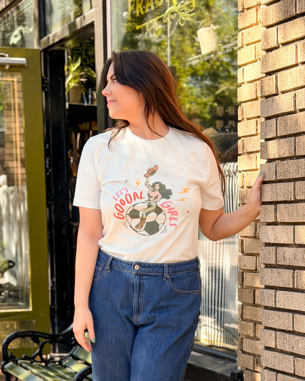 Let's Goal Girls Ball Tee