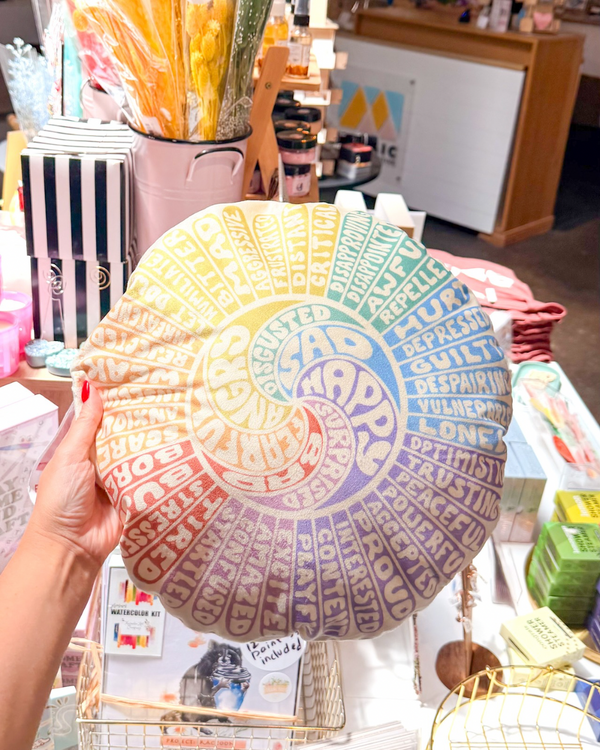 Groovy Feelings Wheel Pillow Cover
